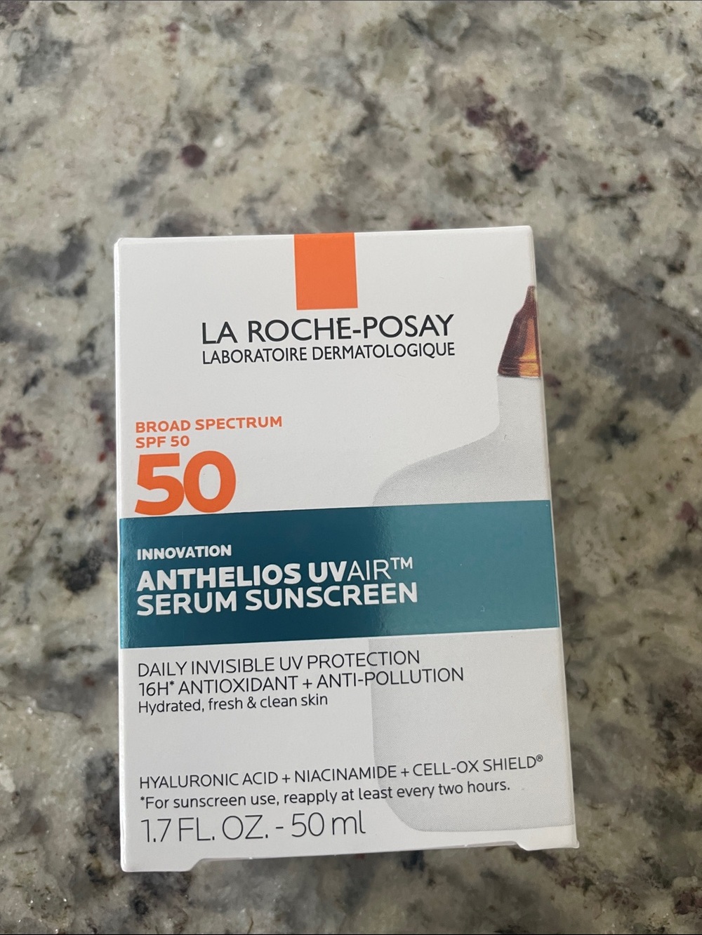 La Roche-Posay Anthelios Uvair Serum Sunscreen SPF 50 - NIB 1.7 oz